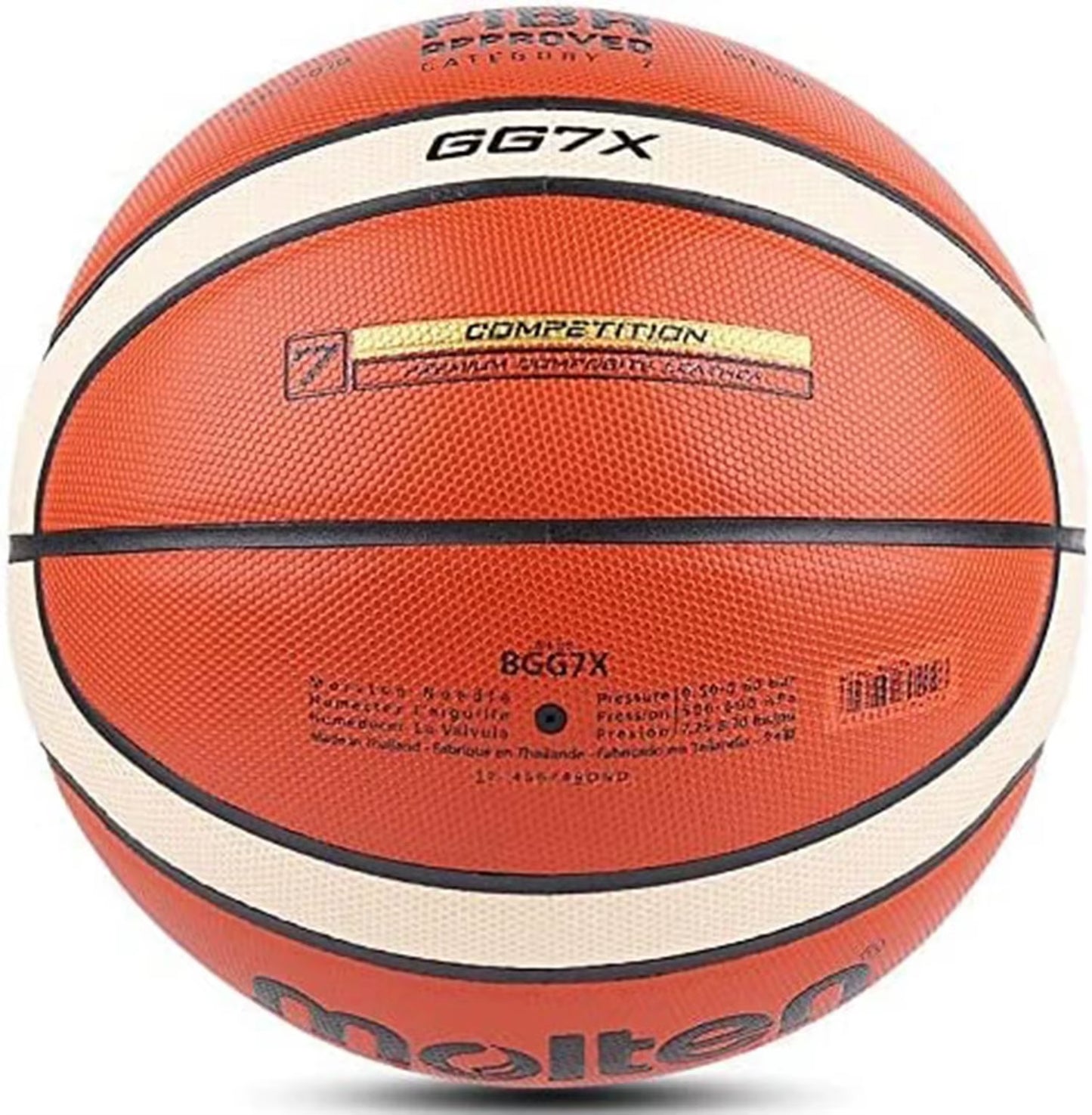 GG7X GG6X GG5X Basketball PU Leather for Adult Teenager Children Outdoor Indoor Match Training FIBA Approved