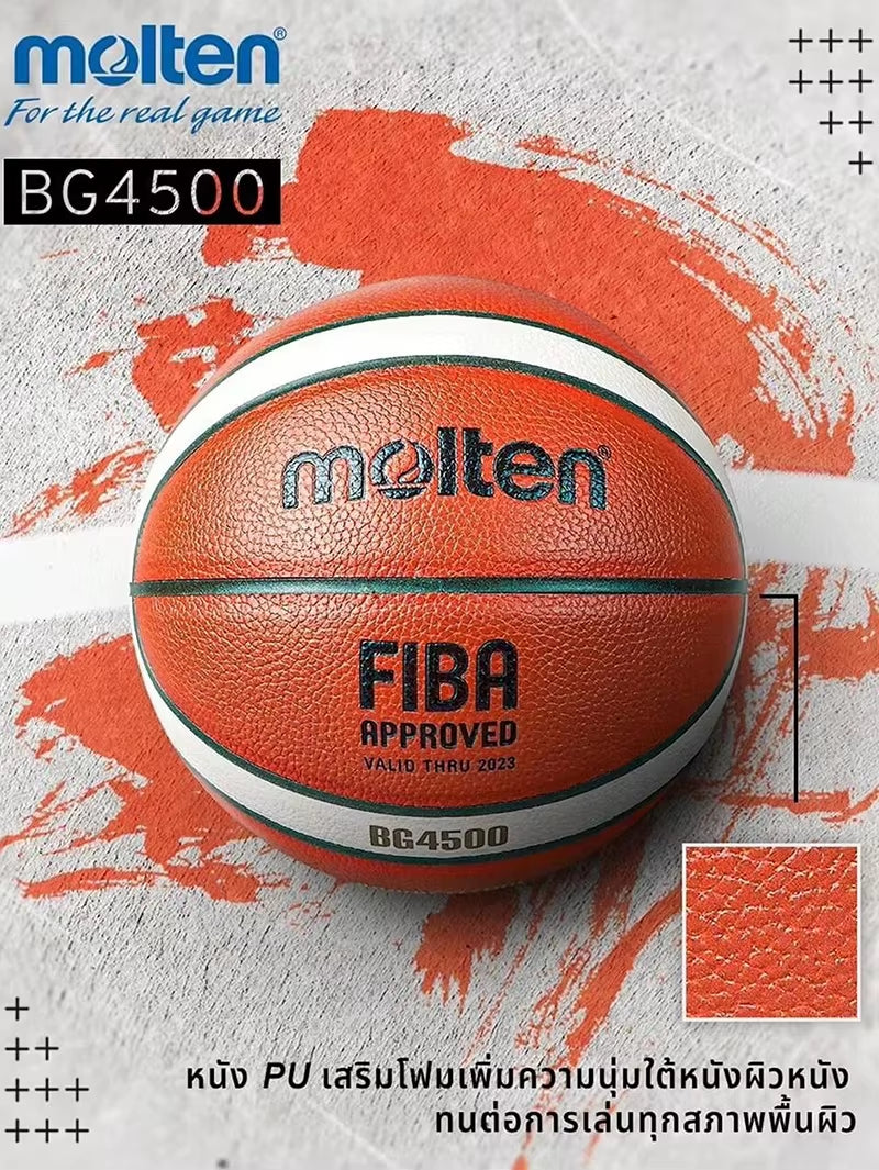 Basketball BG4500 PU Official Certification Competition Basketball Standard Ball Men'S and Women'S Training Ball SIZE 7